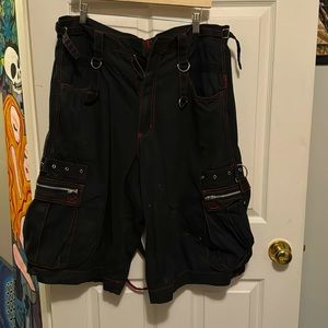 Tripp nyc black with red shorts size large